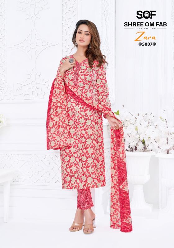 Sof zara vol-5 wholesale cotton dress materials new catalogue